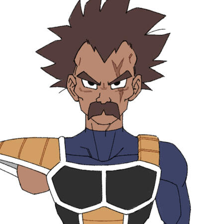 As an attempt to withdraw from his previous life of needless violence and pillaging, Fruges abandoned his home Planet Vegeta to live on a small desolate planet on the opposite end of the galaxy. There he used his strength and resources to build a mostly pe