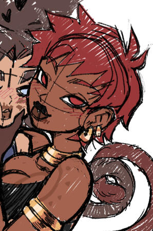 While still being just as proud and bloodthirsty as Fruges, Blood prefers not to get her hands dirty, at least not directly. She's very cunning and strategic and has a unique understanding of the galaxy's history and politics. She prefers to stay very rese